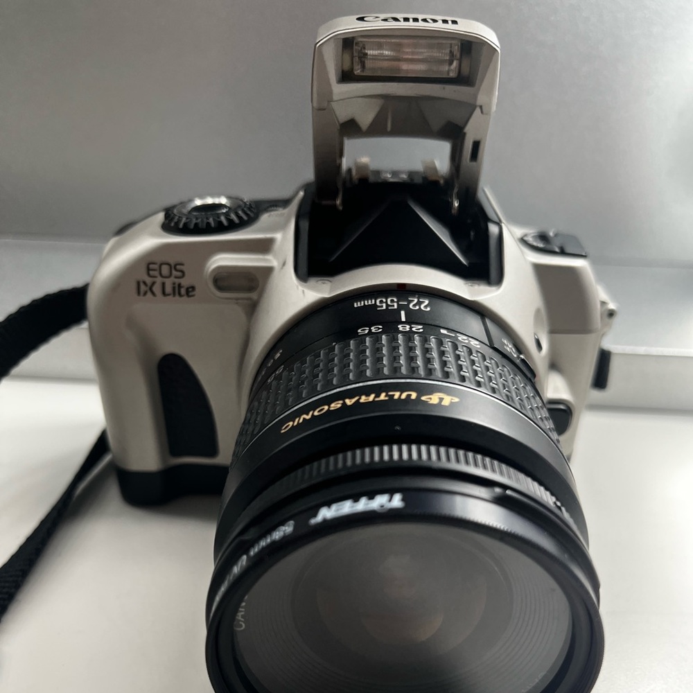 Canon EOS IX lite Camera With Canon EF 22-55mm F:4-5.6 Lens, UV Filter, Lens Cap
